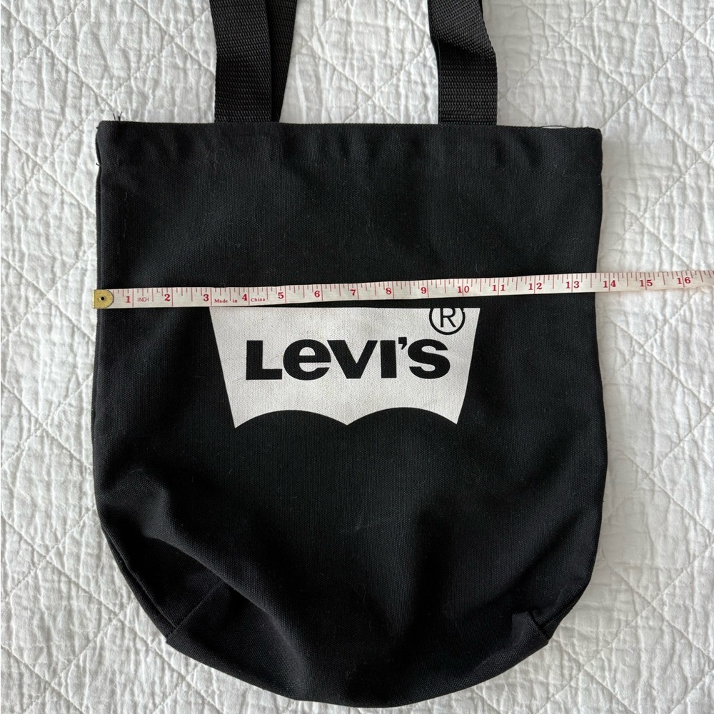 Levi's Classic Black Canvas Tote - Picture 3 of 6